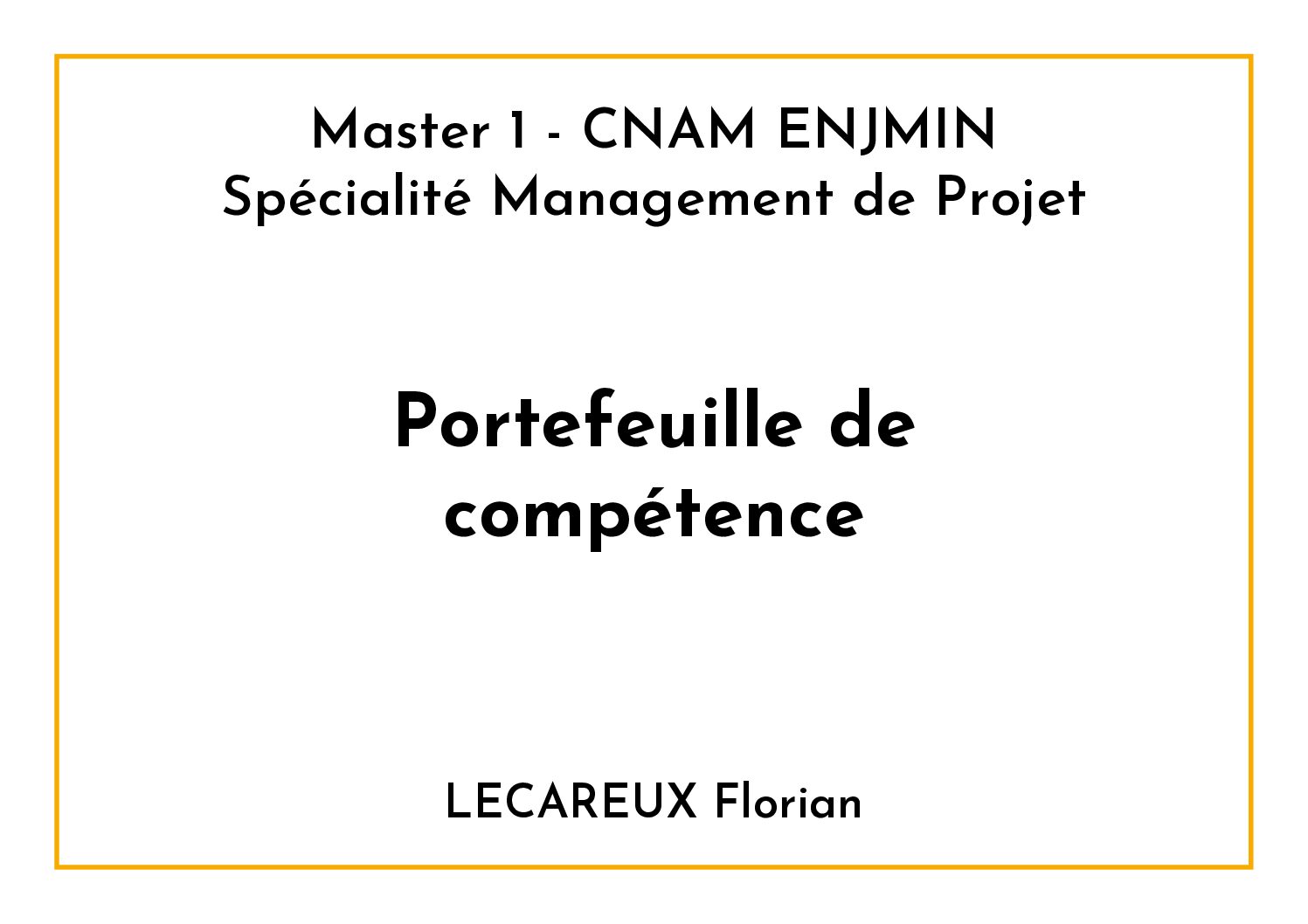 Portefeuille de compétences-LECAREUX